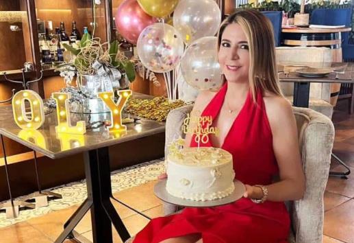 Oly Miranda disfruta un feliz cumpleaños