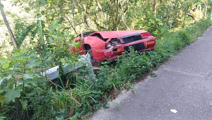 Se registra accidente en la carretera a Córdoba; hay un lesionado 