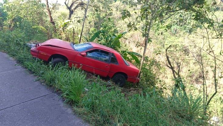 Se registra accidente en la carretera a Córdoba; hay un lesionado 