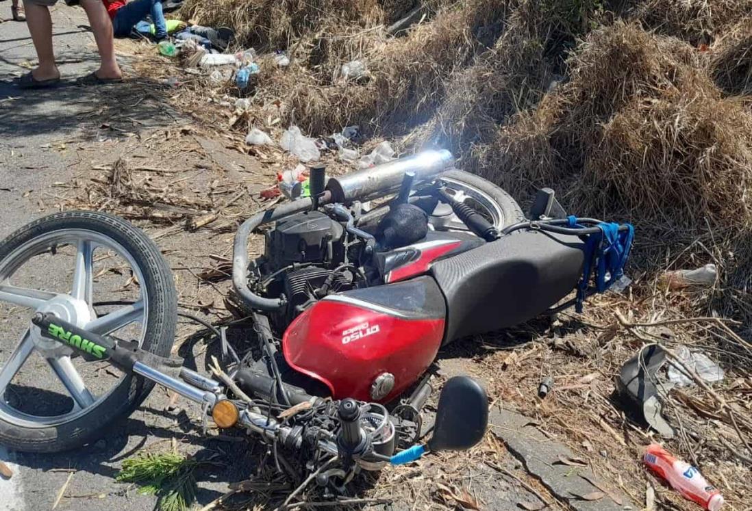 Motociclista pierde la vida en accidente en Cardel