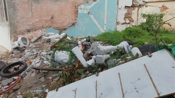 Lotes baldíos son un foco de infección en Veracruz, denuncian vecinos
