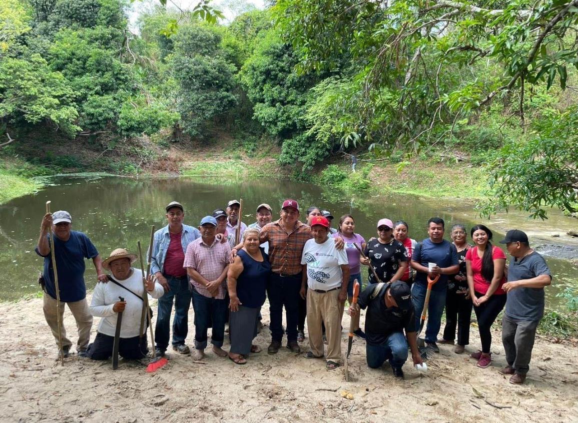 Realizan jornada de limpieza y reforestación del arroyo El Remolino en Sayula 