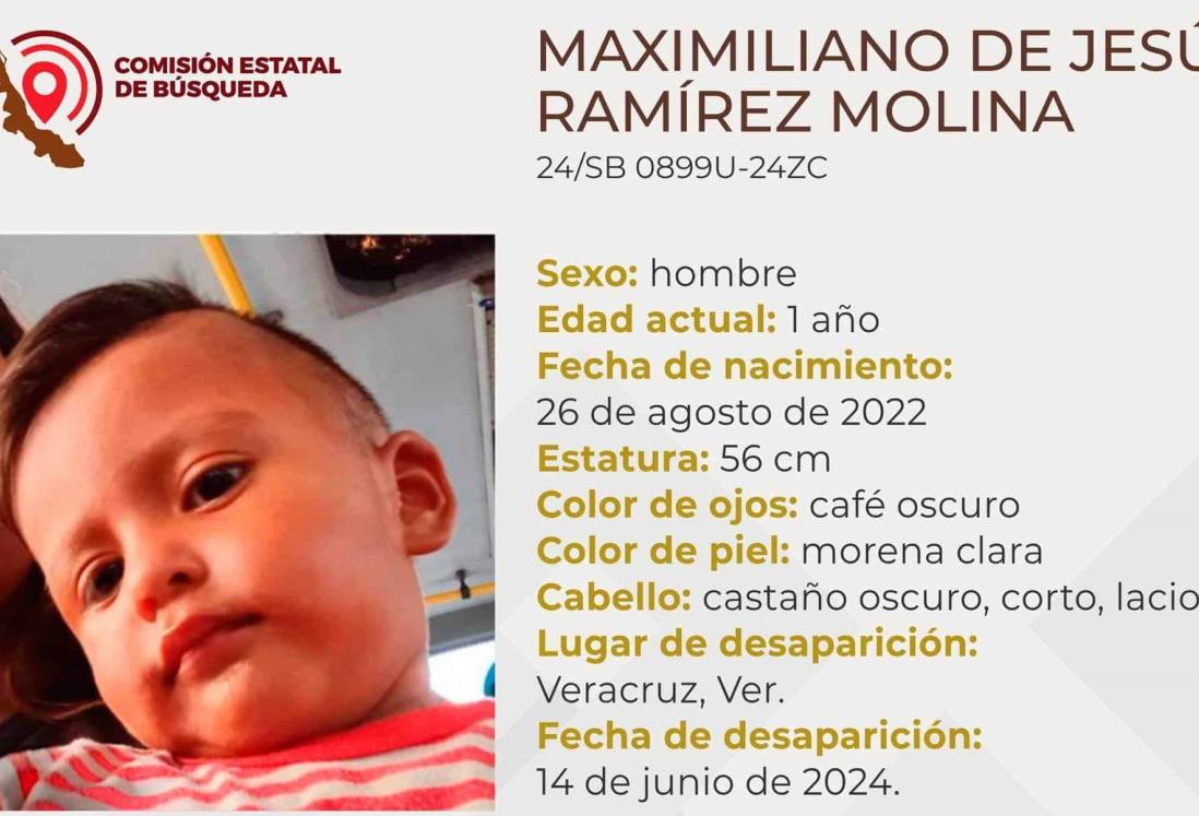 Desaparece el bebé Maximiliano de Jesús Ramírez Molina en el puerto de Veracruz