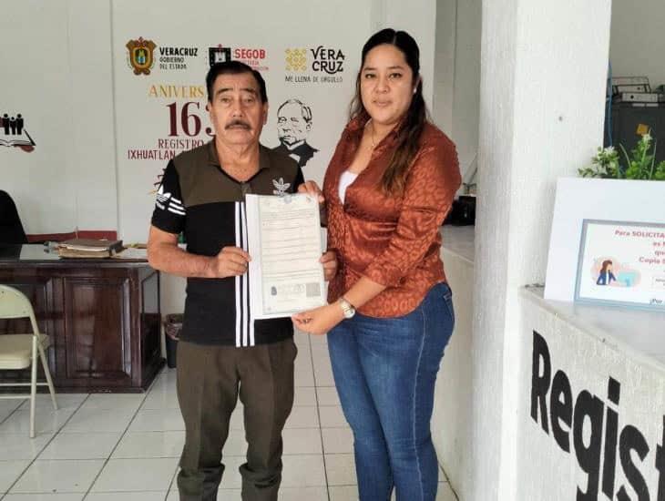 11 personas concretaron trámites para efectuar registro extemporáneo en Ixhuatlán