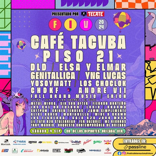Café Tacuba encabezará el Festival Volare 2024: conoce el resto de la cartelera