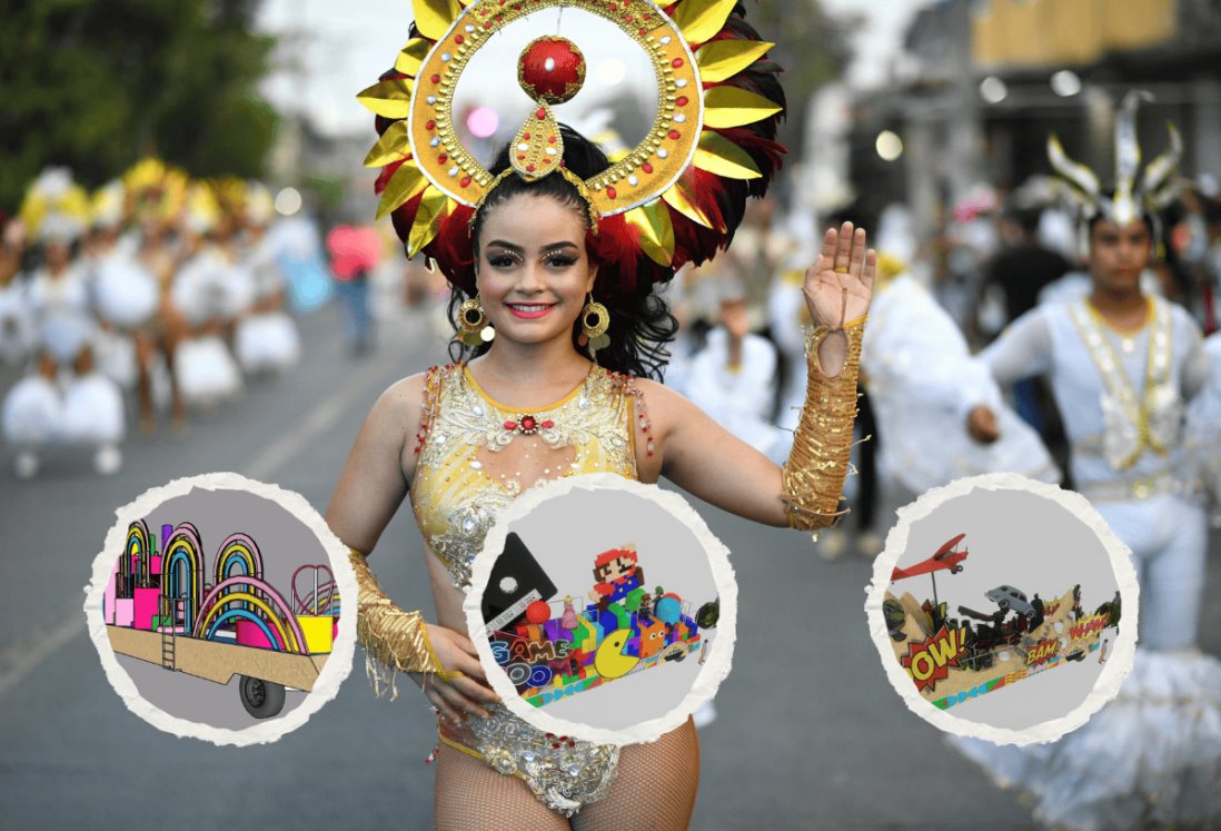 Carnaval de Veracruz 2024: Así serán los carros alegóricos para los desfiles, según alcaldesa