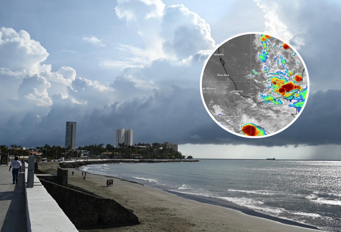 Avanza posible tormenta tropical Alberto sobre el Golfo de México; afectará a Veracruz