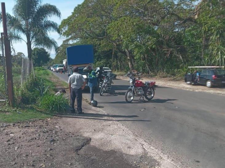 Arrollan a motociclista sobre la carretera Fortín-Huatusco