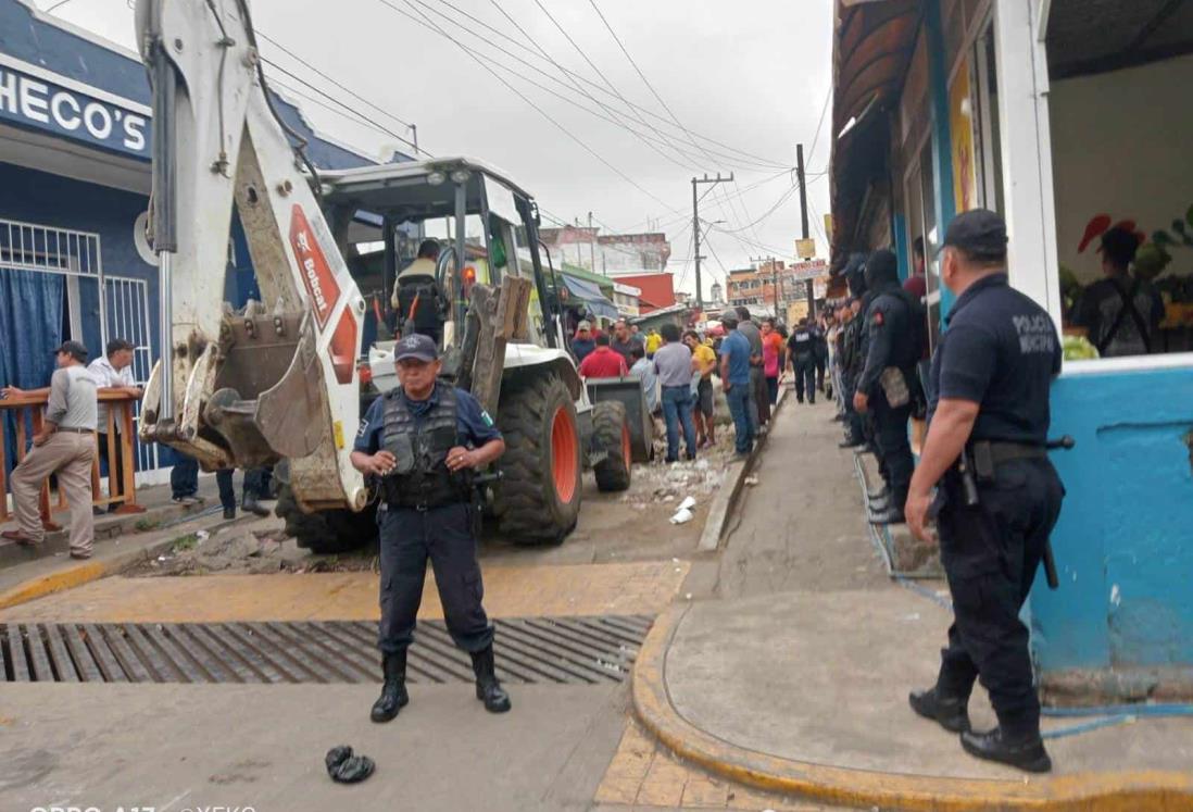 Interviene Segob en conflicto entre locatarios y Ayuntamiento de San Andrés Tuxtla