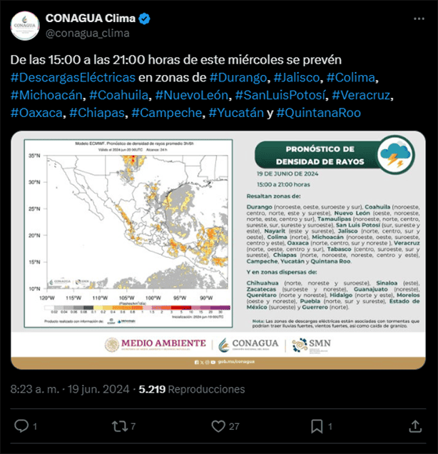 Tormenta Tropical Alberto: activan Alerta Amarilla, así afectará a Veracruz