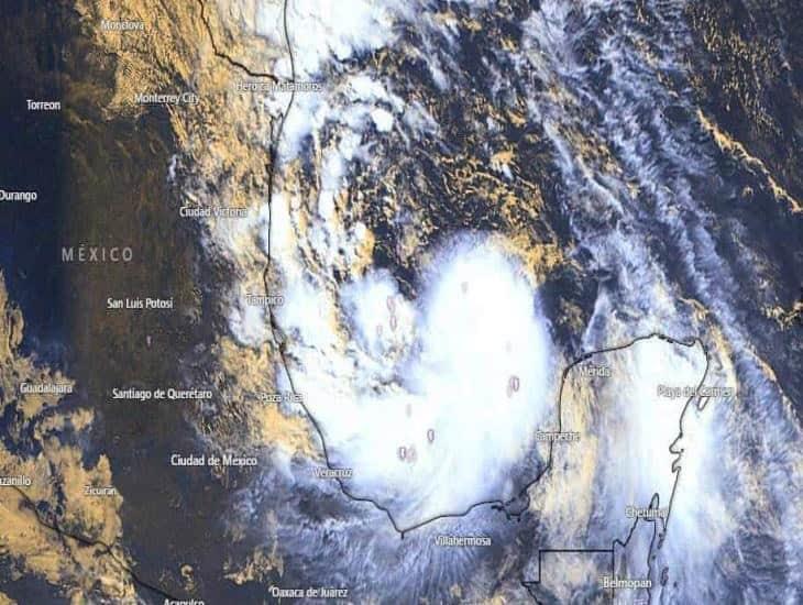 A esta hora se podrían sentir los efectos de tormenta tropical Alberto en Veracruz