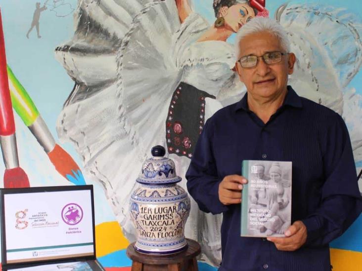 Reconoce IMSS Veracruz Norte trayectoria del profesor Alfredo Libreros Romero