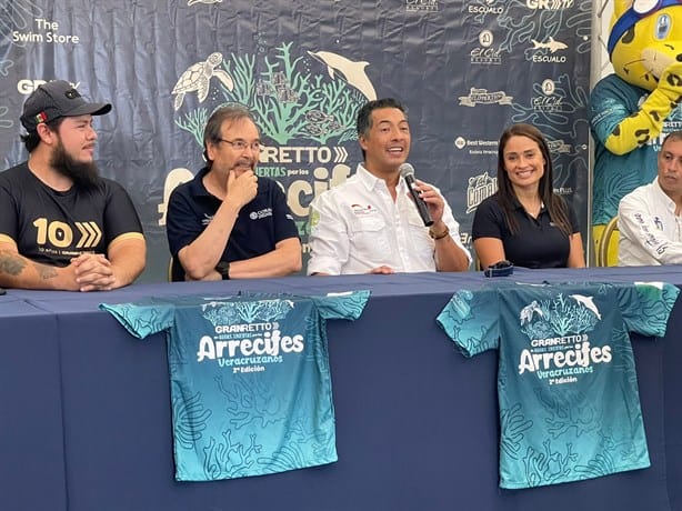 Anuncian evento de aguas abiertas "Gran Retto por los Arrecifes Veracruzanos"