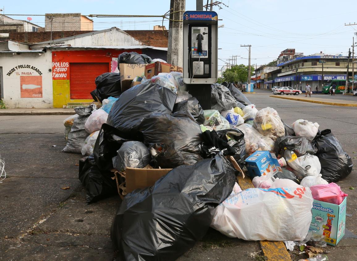 Por este motivo se ha retrasado la recolección de basura en Coatzacoalcos | VIDEO