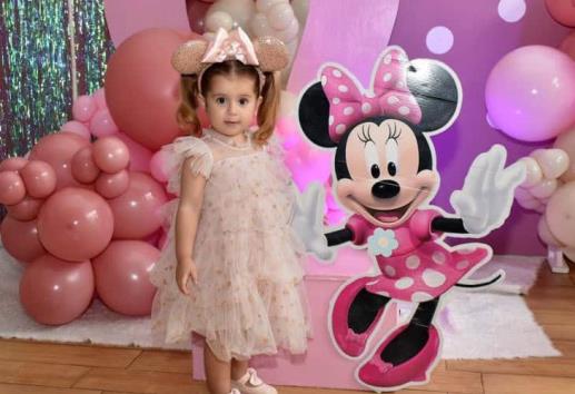 Sofía del Barrio González fue festejada por cumplir 3 años de vida
