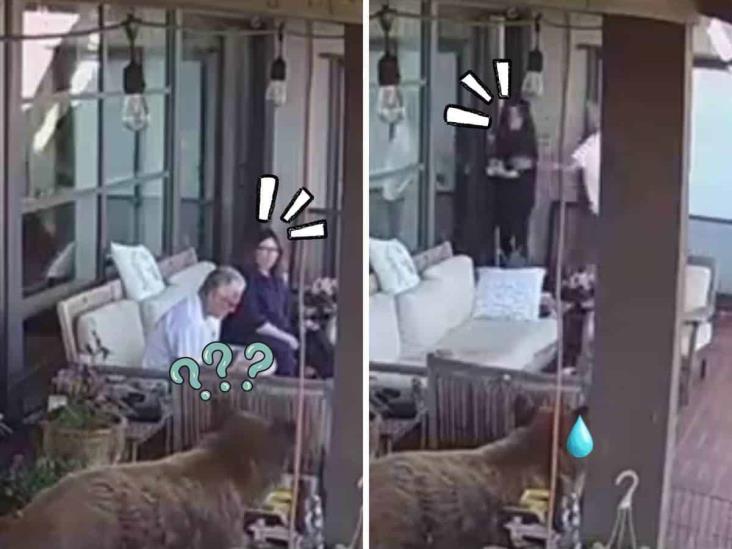 Hay prioridades; mujer salva a su perro antes que a su esposo tras ver un oso (+Video)