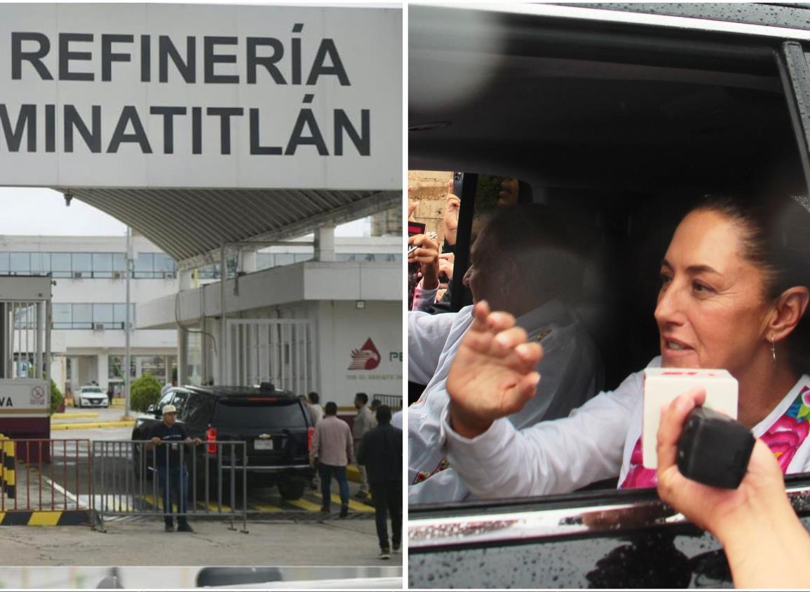 ¿Qué hicieron AMLO y Sheinbaum en la refinería de Minatitlán? esto dijo la presidenta electa | VIDEO