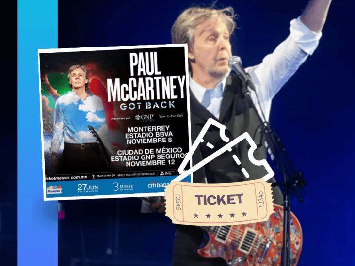 Paul McCartney fecha, boletos  y detalles del concierto en Mexico 
