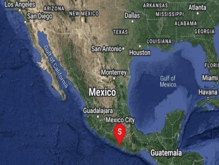 Se registra sismo en Guerrero con magnitud de 5.2