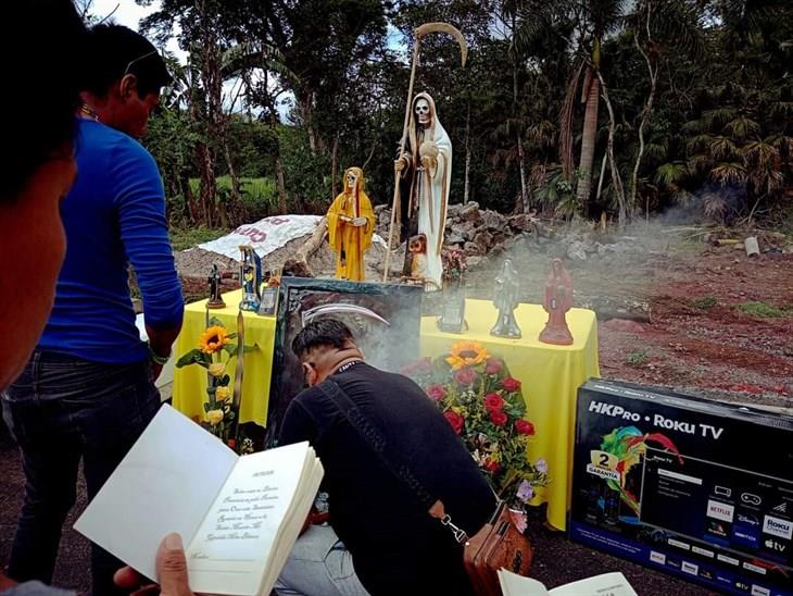 Inicia construcción del Santuario a la Santa Muerte en Coatepec