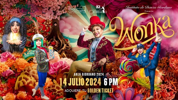 Instituto de Danza presentará obra de Willy Wonka en Coatzacoalcos; lugar y fecha