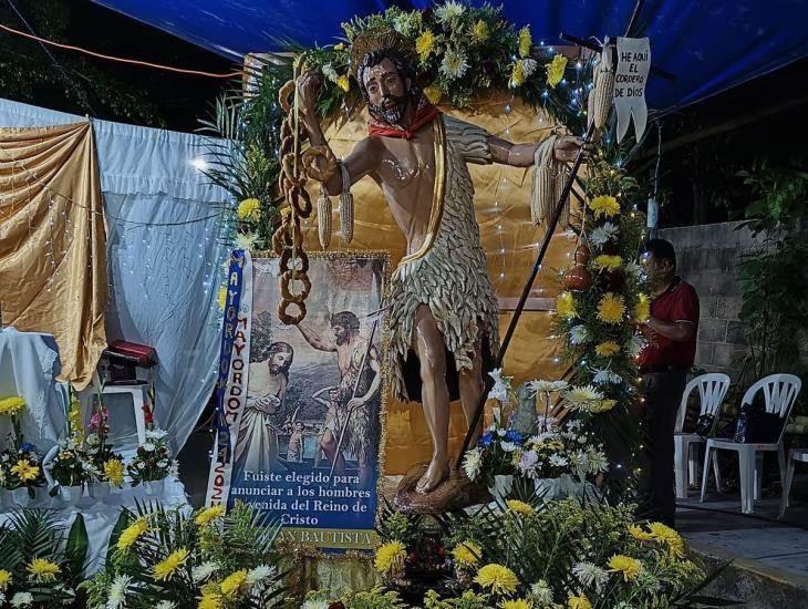 Realizan fiestas patronales en honor a San Juan Bautista en Oluta | VIDEO