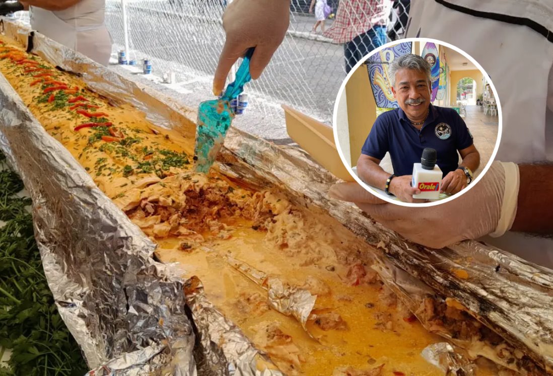 Fiestas de Santa Ana: Boca del Río busca romper récord con el filete de mariscos más largo del mundo