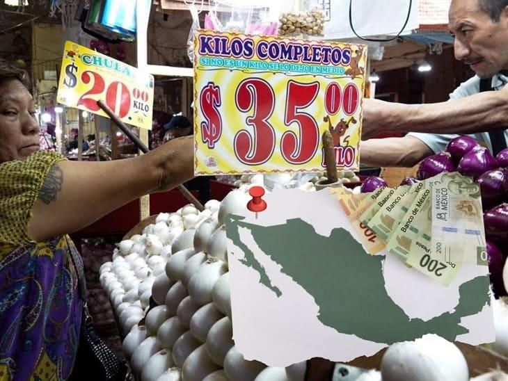 Inflación en México sube a 4.78%, reporta Inegi 