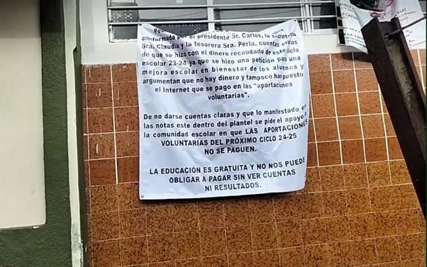 Niegan mal uso de recursos en primaria Venustiano Carranza de Orizaba