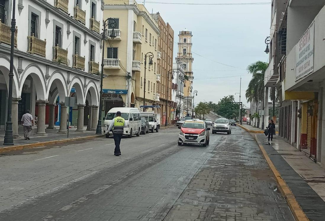 Reabren a la circulación la avenida Zaragoza en el centro de Veracruz
