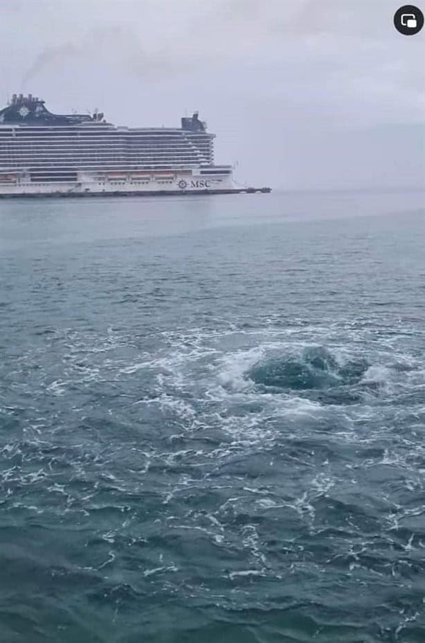 Se forma ojo de agua en Cozumel luego de las lluvias | VIDEO