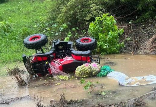 Fatal accidente de cuatrimoto en carretera Chavarillo-Monte Oscuro