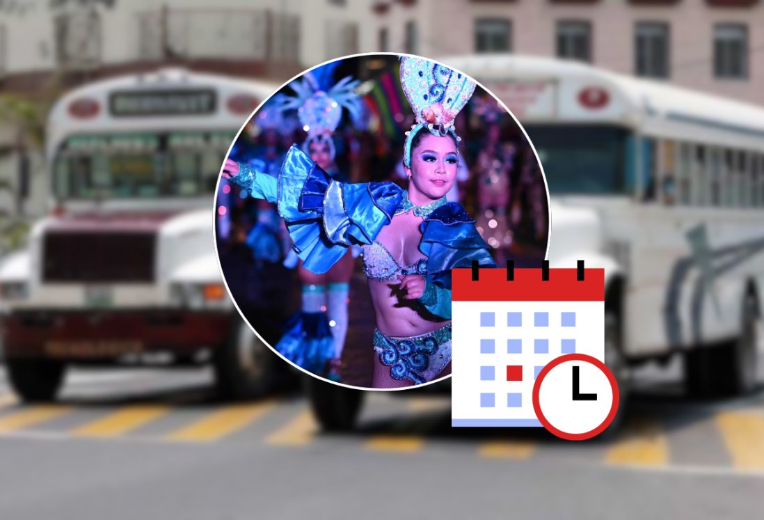 Carnaval de Veracruz 2024: Extienden horarios de transporte urbano hasta la madrugada