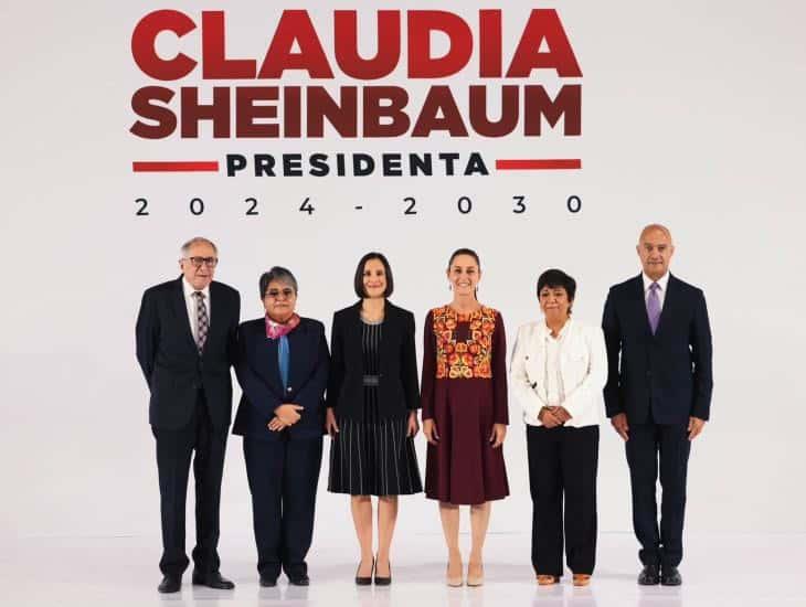 Presenta Claudia Sheinbaum a cinco nuevos integrantes de su gabinete