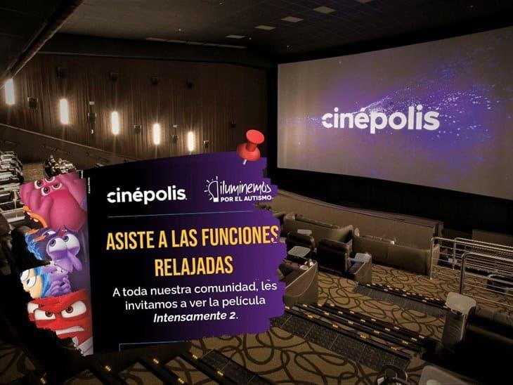 Presentan funciones relajadas para personas con autismo en Cinépolis de Xalapa; fechas y cartelera