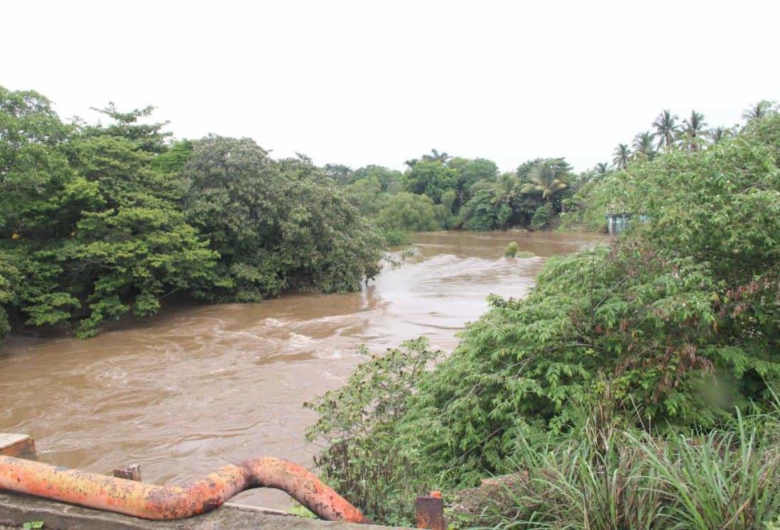 Niveles de los ríos Jamapa y Cotaxtla están en ascenso por las lluvias