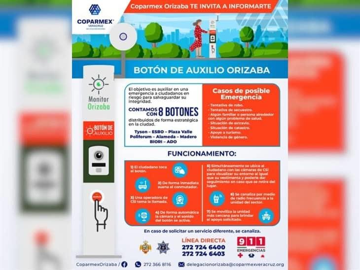 ¡Ojo! Así puedes pedir auxilio ante una emergencia en Orizaba