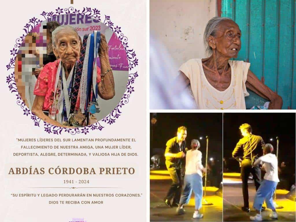 Fallece Abdías Córdova, abuelita corredora de Coatzacoalcos ¡dejó una gran huella y aprendizaje!