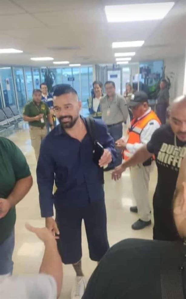 Ricky Martin llega a Veracruz para su concierto en el Carnaval 2024