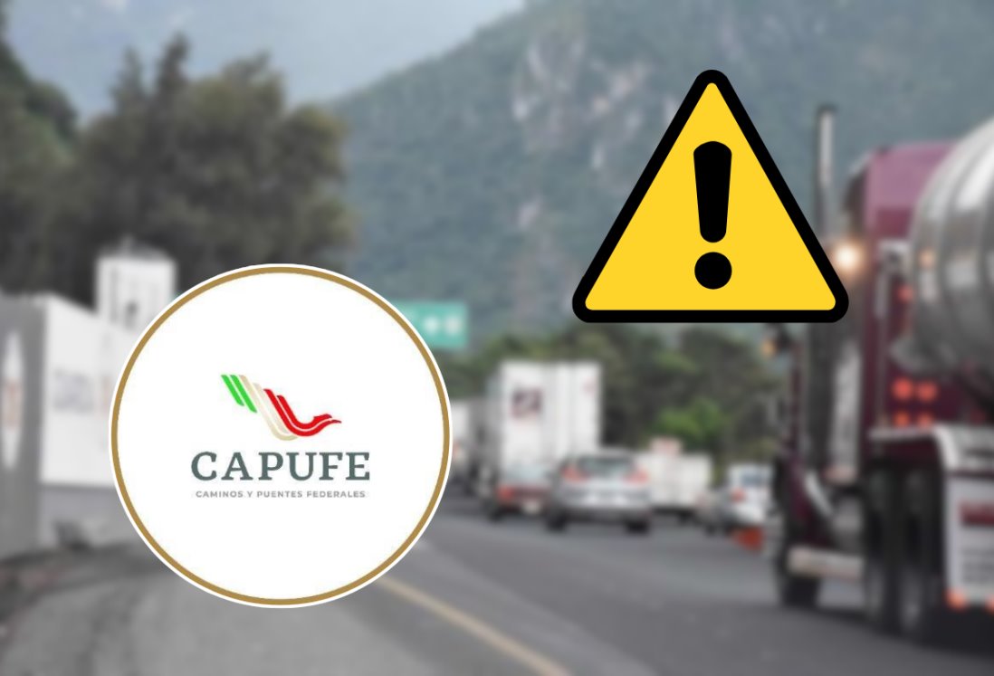 Capufe reporta 15 km de fila en autopista Veracruz - Puebla tras accidente