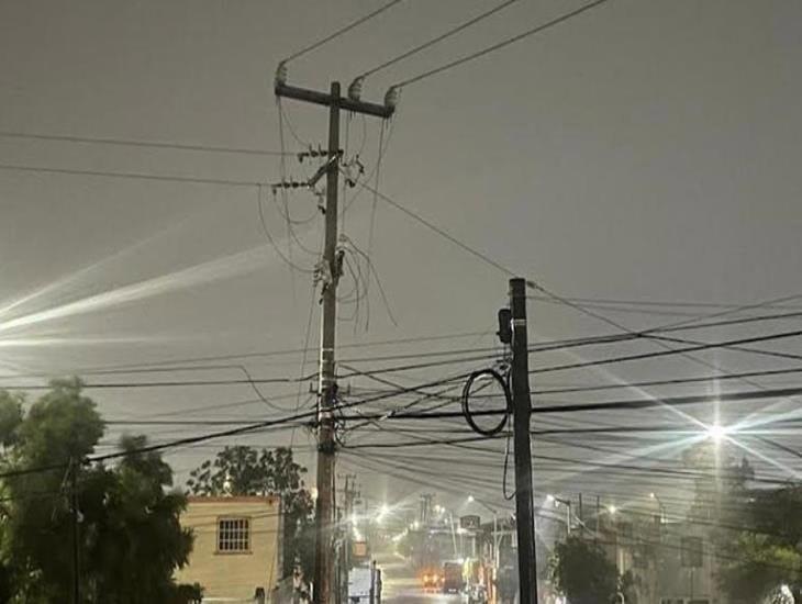 Lluvias en Veracruz no han afectado el cableado ni provocado apagones en la zona conurbada