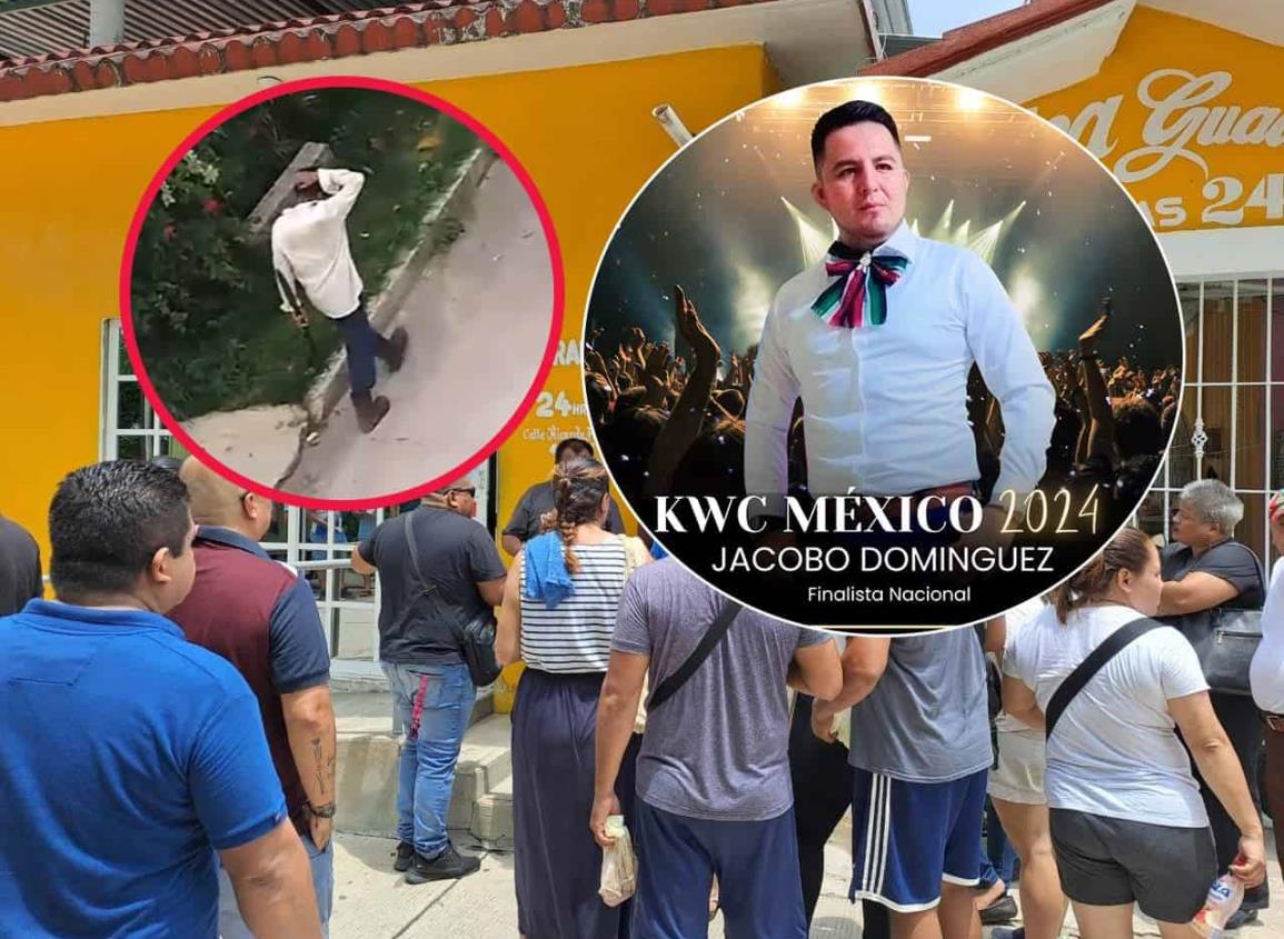 Machetean a Jacobo Domínguez, conocido cantante y maestro de Las Choapas; a semanas de competir en KWC-México