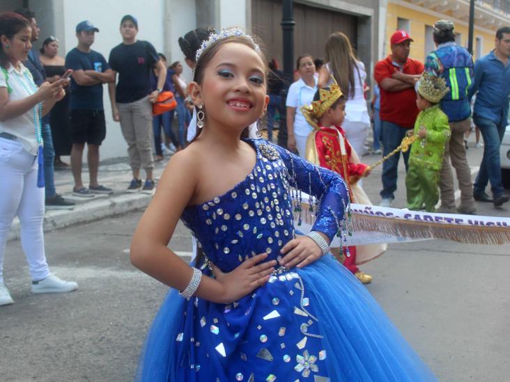 Pequeños dan inicio al Carnaval de Veracruz 2024 con el tradicional desfile de jardines de niños