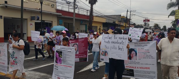 En Orizaba, marchan por Inés Guzmán Luna, desaparecida desde el 25 de junio (+Video)