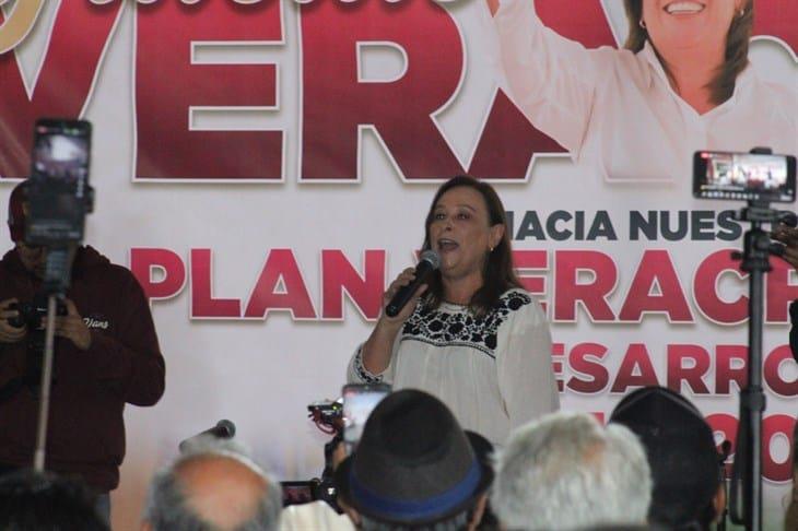 No habrá dedazo para elecciones municipales: Rocío Nahle en Misantla