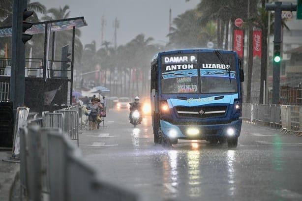 Alerta Protección Civil por fuertes lluvias en Veracruz por Disturbio Tropical 94L