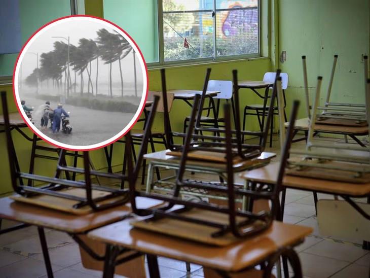 Estos municipios se suman a suspensión de clases por lluvias en Veracruz