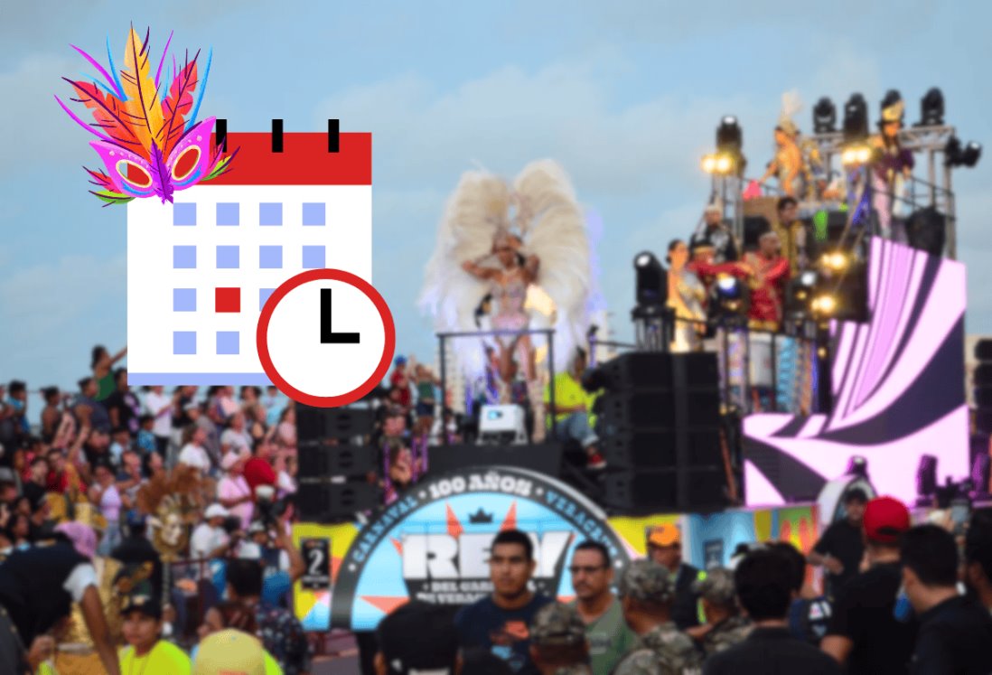 Carnaval de Veracruz 2024: estos son los horarios para los desfiles este 2 de julio