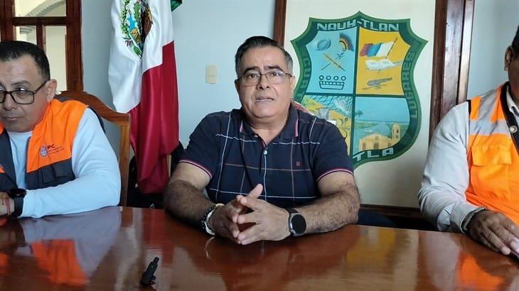 Amenaza en Nautla con fractura de muro de contención; alcalde urge a Conagua a repararlo