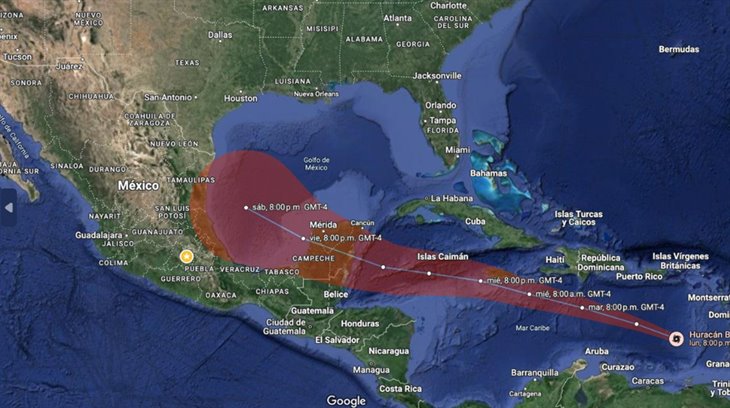 Se está dando seguimiento al huracán Beryl en México: López Obrador